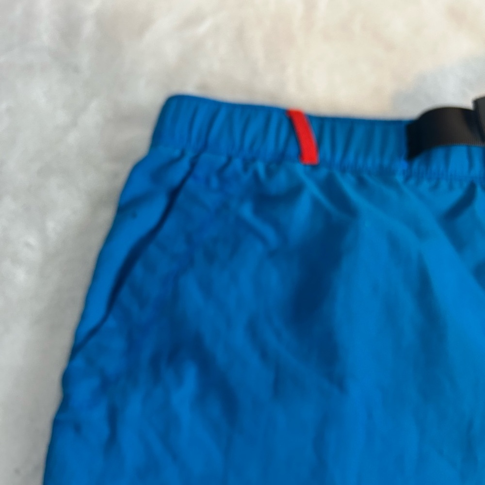 The North Face Blue Hiking Shorts Mens M Nylon Outdoor Belted - Picture 6 of 11